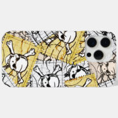 スカルスタンプ Case-Mate iPhoneケース (裏面 (横))