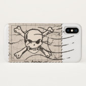 スカルスタンプ Case-Mate iPhoneケース (裏面(横))