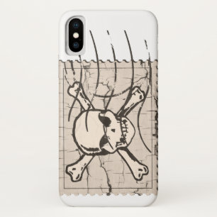 スカルスタンプ iPhone X ケース