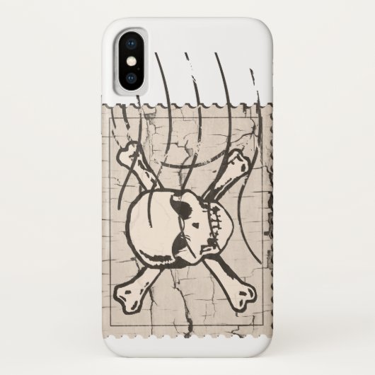 スカルスタンプ Case-Mate iPhoneケース (裏面)
