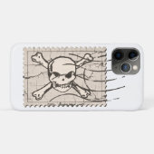 スカルスタンプ Case-Mate iPhoneケース (裏面(横))