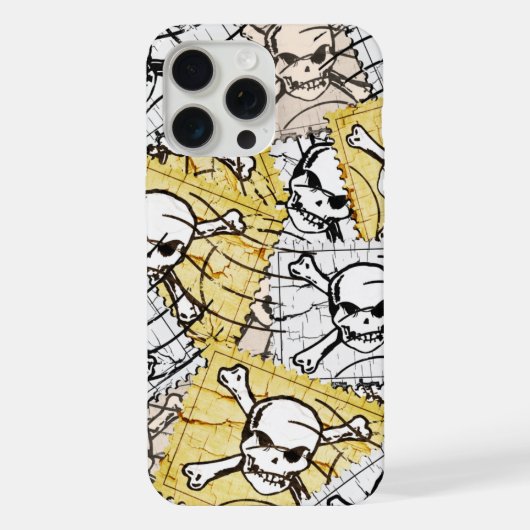 スカルスタンプ iPhoneケース (裏面)