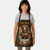 スカルスチームパンクブードゥーレトロ機 エプロン (インサイチュ)