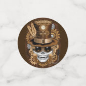 スカルスチームパンクブードゥーレトロ機 コンフェッティ (スモール正面)