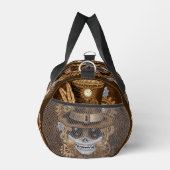 スカルスチームパンクブードゥーレトロ機 ダッフルバッグ (右)