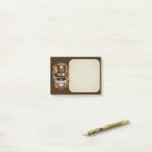 スカルスチームパンクブードゥーレトロ機 ポストイット (デスク上)