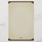 スカルスチームパンクブードゥーレトロ機 便箋 (裏面)