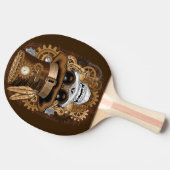 スカルスチームパンクブードゥーレトロ機 卓球ラケット (横)