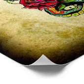 スカルスネークバラ ポスター (角)