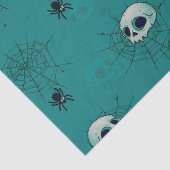 スカルスパイダーススパイダーウェブグリーンハロウィーン 薄葉紙 (詳細)