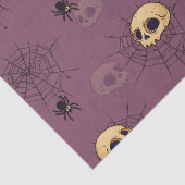 スカルスパイダーススパイダーウェブパープルハロウィーン 薄葉紙 (詳細)