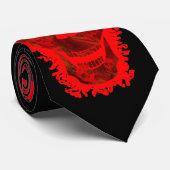 スカルスペクタズビッグスカルレッド3スカルタイ ネクタイ (ロール)