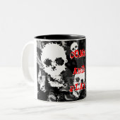 スカルスペクター来B&W 'and!' 2トーンマグ ツートーンマグカップ (正面左)