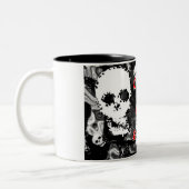 スカルスペクター来B&W 'and!' 2トーンマグ ツートーンマグカップ (左)