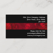スカルスペクター赤ストライプい横黒 名刺 (裏面)
