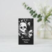 スカルスペクターB & W名刺ブラック(縦) 名刺 (スタンド正面)