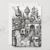 スカルズ・ハウンテッド・ハウス・パーティー 招待状 (裏面)