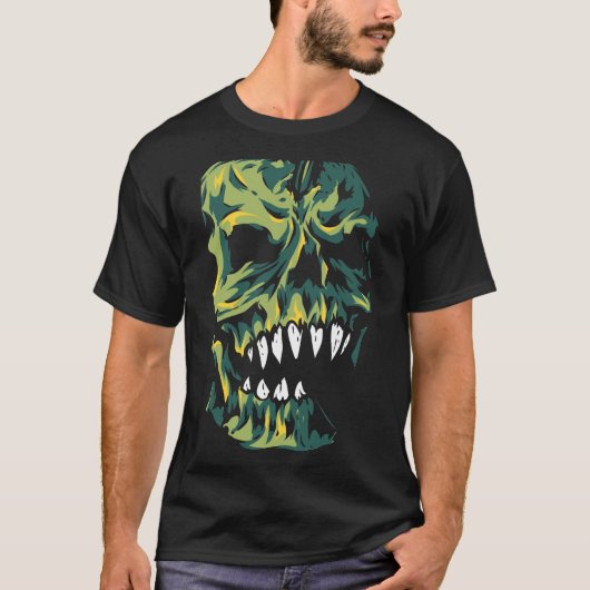 スカルゾンビ Tシャツ (正面)