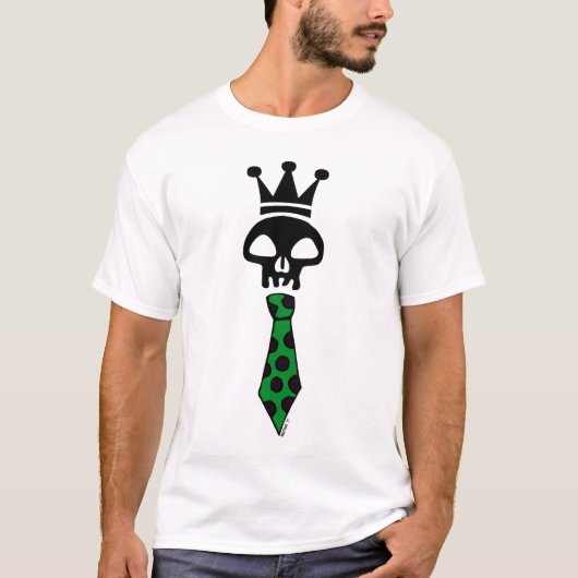 スカルタイグリーン Tシャツ (正面)
