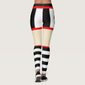 スカルタトゥーストライプのレギンス レギンス (裏面)