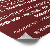 スカルタトゥータトゥー&体ピアススタジオアドルト ポスター (角)