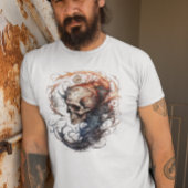 スカルタトゥーデザイン Tシャツ