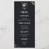 スカルタトゥーロックとロールのゴシッ結婚クのメニュー メニュー (正面)