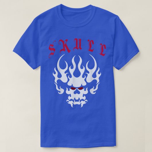 スカルタトゥー死スケルトンTシャツ Tシャツ (デザイン正面)