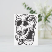 スカルタトゥー ポストカード (スタンド正面)