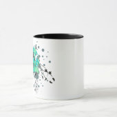 スカルツ。泡で膨らむ。 マグカップ (中央)