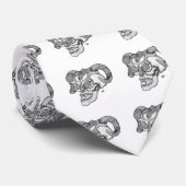 スカルテウフェルシェデルシュヴァルツウェイスゼイシュヌン ネクタイ (ロール)