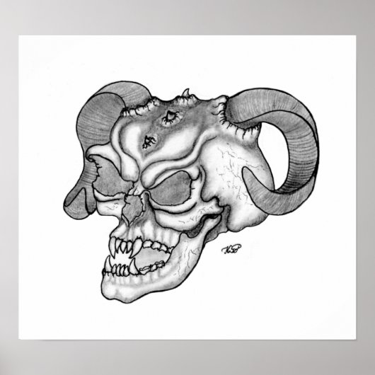 スカルテウフェルシェデルシュヴァルツウェイスゼイシュヌン ポスター (正面)