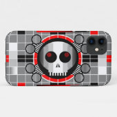 スカルテレビiPhoneのタフなケース Case-Mate iPhoneケース (裏面(横))