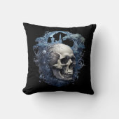 💀スカルデザインピロー☠️ クッション (正面)