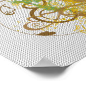 スカルデザインポスター ポスター (角)