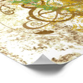 スカルデザインポスター ポスター (角)