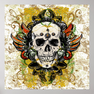 スカルデザインポスター ポスター