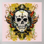 スカルデザイン ポスター (正面)