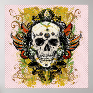 スカルデザイン ポスター