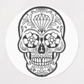 スカルデザイン ラベル (デザイン2)