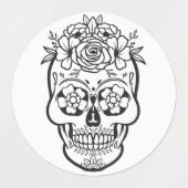 スカルデザイン ラベル (デザイン1)