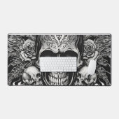 スカルデスクマット デスクマット (キーボード&マウス)