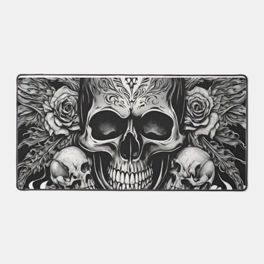 スカルデスクマット デスクマット (正面)