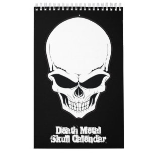 スカル💀デスメタル頭蓋骨コレクション🔥 カレンダー