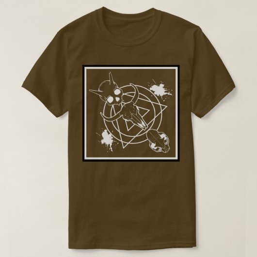 スカルトリプティック Tシャツ (デザイン正面)