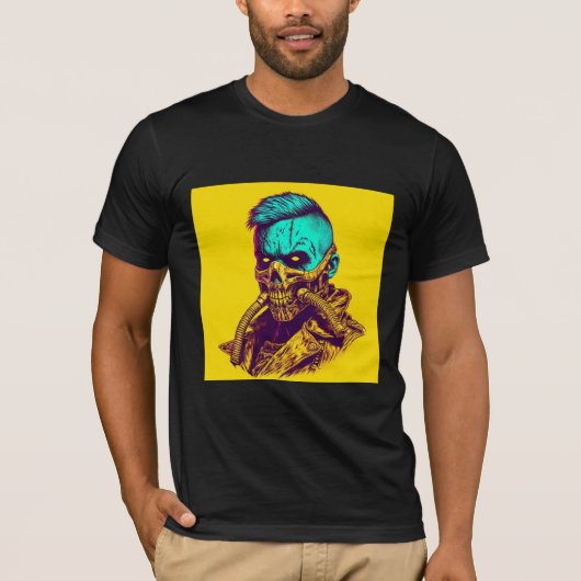 スカルトーテム Tシャツ (正面)