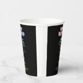 スカルネオンハロウィンハロウィーンハロウィーク踊り骨格 紙コップ (右)