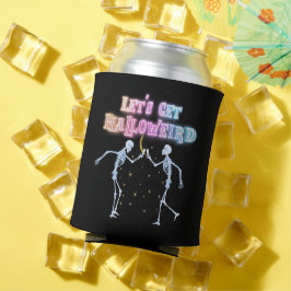 スカルネオンハロウィンハロウィーンハロウィーク踊り骨格 缶クーラー