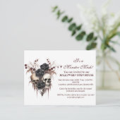 スカルハロウィンオープンハウス招待状ポストカード シーズンポストカード (スタンド正面)