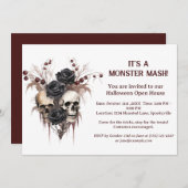 スカルハロウィンオープンハウス招待状 招待状 (正面/裏面)